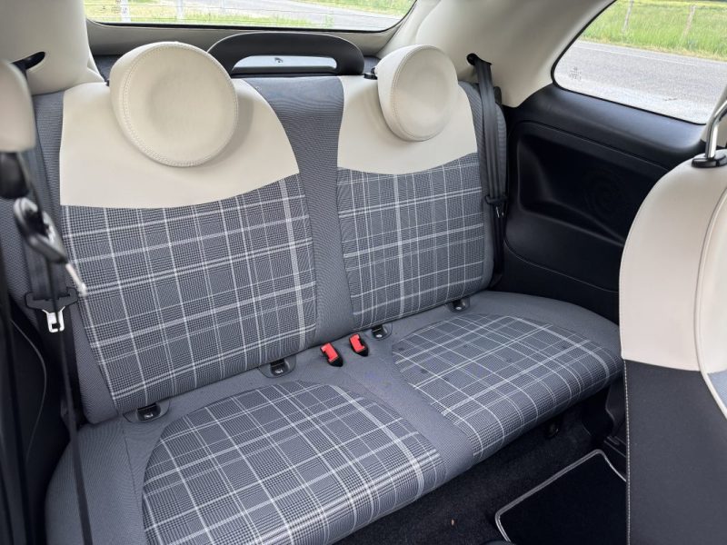 FIAT 500C CABRIOLET 1.2 8V 69CH S&S PACK LOUNGE 