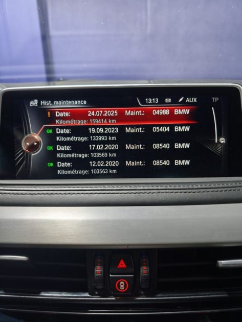 BMW X6 XDRIVE 30D 258 CV PACK M ENTRETIEN A JOUR BOITE AUTOMATIQUE  