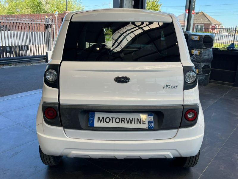 🚗 MICROCAR M.GO INITIAL 0.5l 8 Ch ⚙️ 🪑 Intérieur cuir ❄️ Climatisation 📻 Radio 🛡️ 