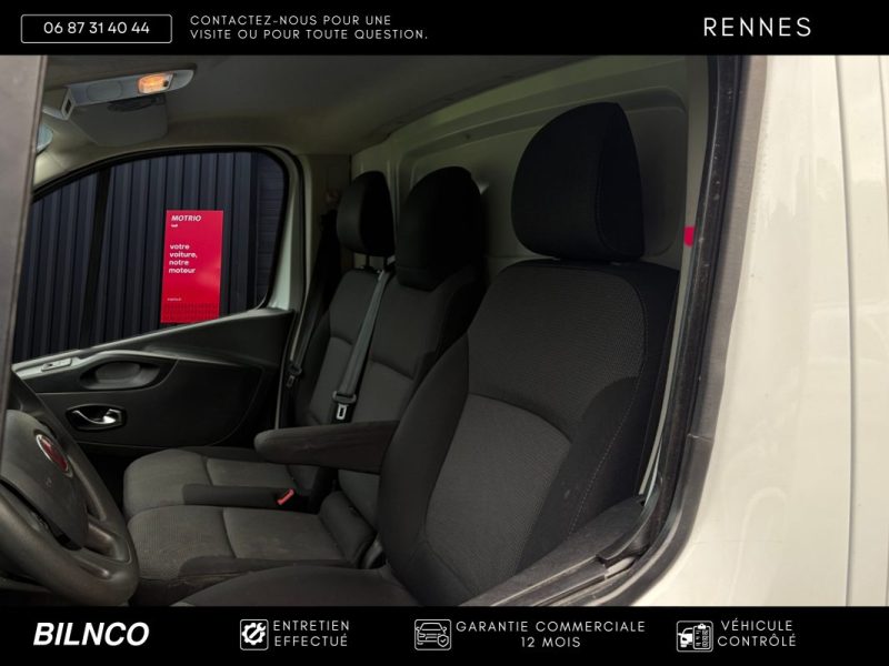  Fiat Talento 2.0 120ch LONG /  L2H1 / 1ère main / TVA récupérable / Attelage / Apple CarPlay