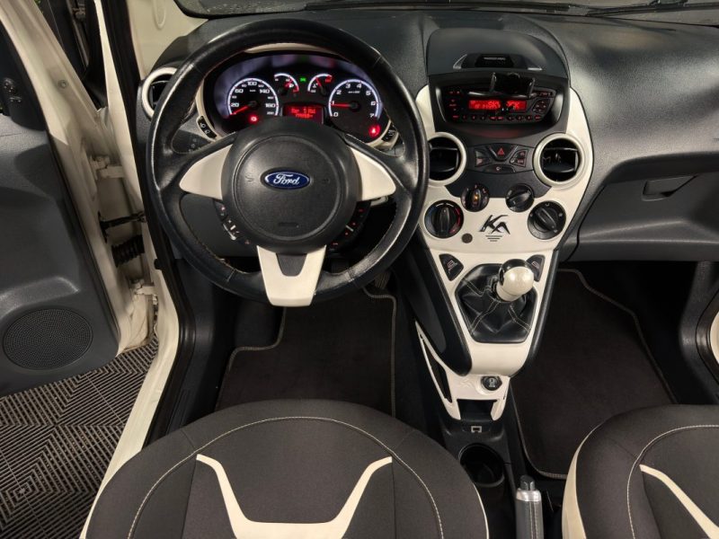 FORD KA II WHITE EDITION 1.2 69 Cv CLIMATISATION / BLUETOOTH CRIT AIR 1 - GARANTIE 1 AN