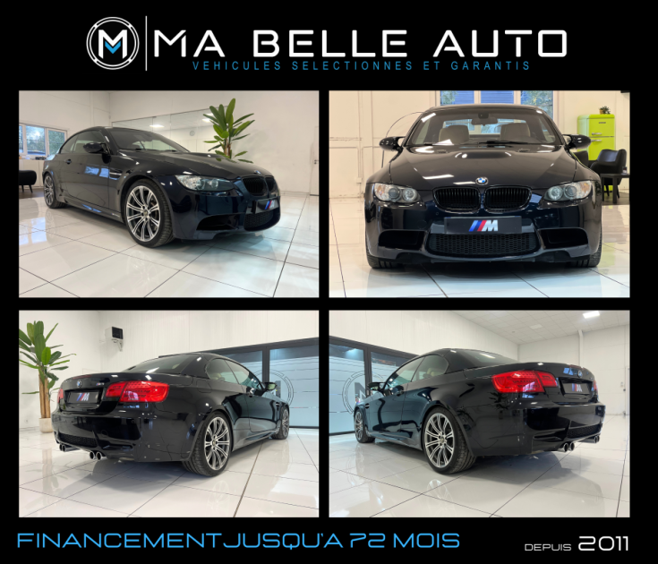 BMW M3 cabriolet V8 420 DKG7 / carnet BMW complet / parfait état / 452 euros mensuel 