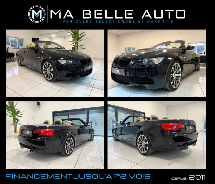 BMW M3 cabriolet V8 420 DKG7 / carnet BMW complet / parfait état / 452 euros mensuel 