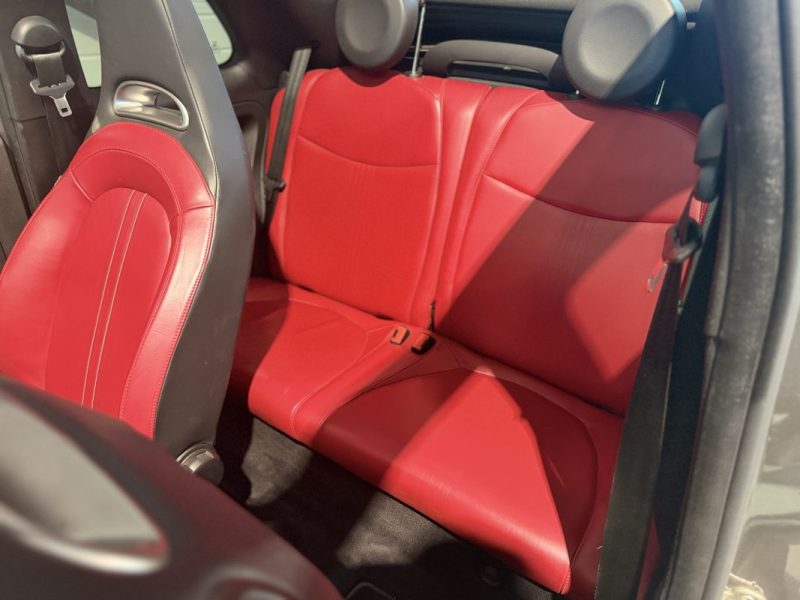 Fiat 500C Abarth - Cabriolet - 595 Turismo - 160 cv - Boite Automatique - Interieur Cuir Rouge - 110