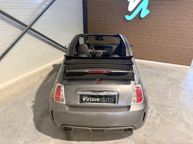 Fiat 500C Abarth - Cabriolet - 595 Turismo - 160 cv - Boite Automatique - Interieur Cuir Rouge - 110