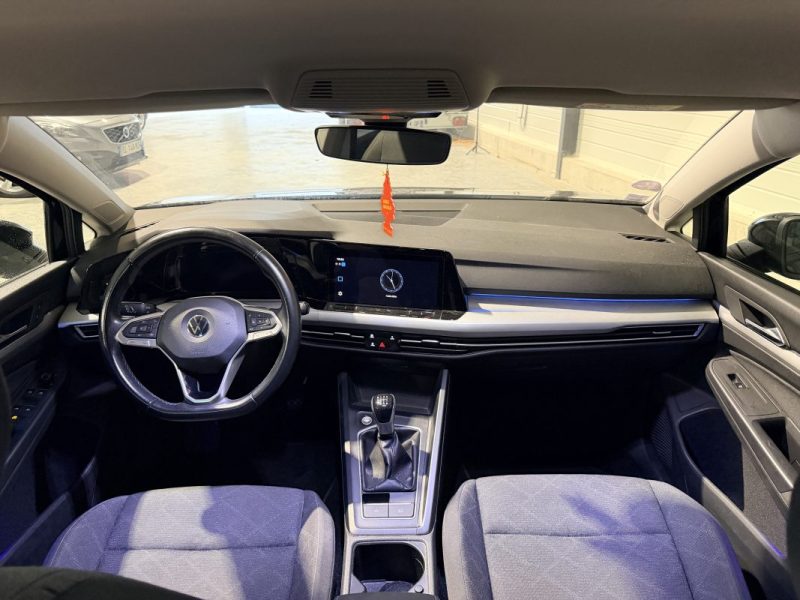 Volkswagen Golf 8 -  2021 - 1.5 TSI - 130 ch - CarPlay, Caméra de recul - LED