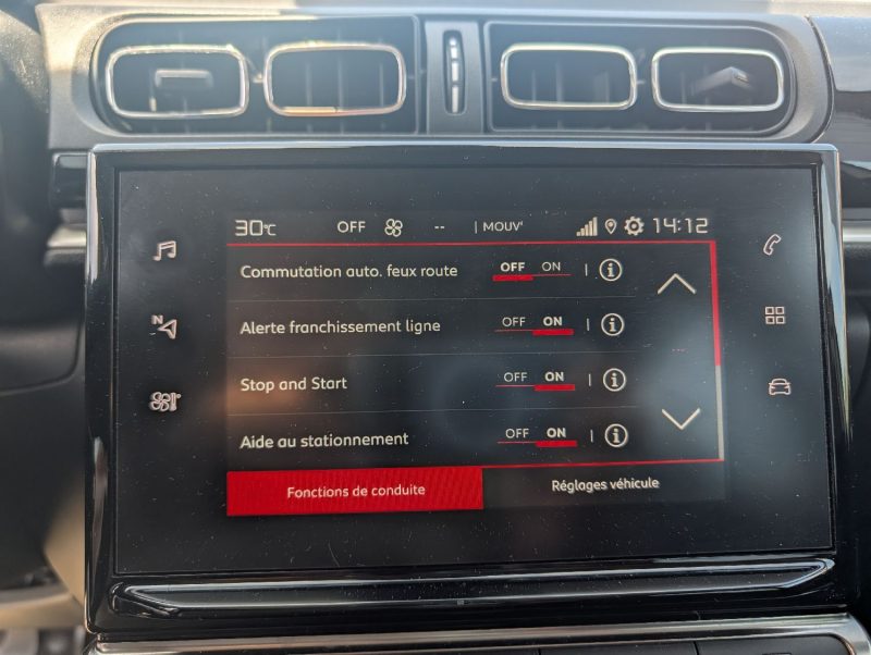 Citroen c3 ii 1.2 puretech 110ch shine 56.000kms excellent etat bm6 apple car play camera de recul e
