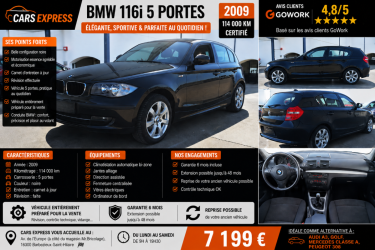 BMW 116I COMFORT 5PORTES GARANTIE 6MOIS