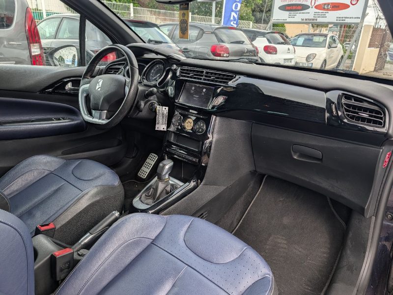 DS DS3 1.2 THP - 110CH PERFORMANCE EAT6 APPLE CAR PLAY/CAMERA DE RECUL  1ERE MAIN GARANTIE 12 MOIS