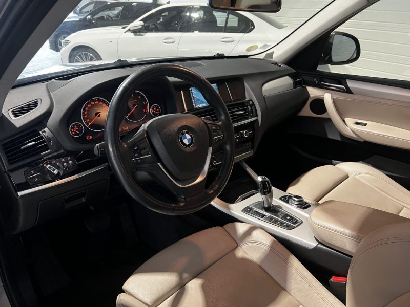 BMW X3 20D - 190CH - LOUNGE PLUS - 2015 - 181000 km - Camera 360 - Sieges Cuir - Toit Ouvrant