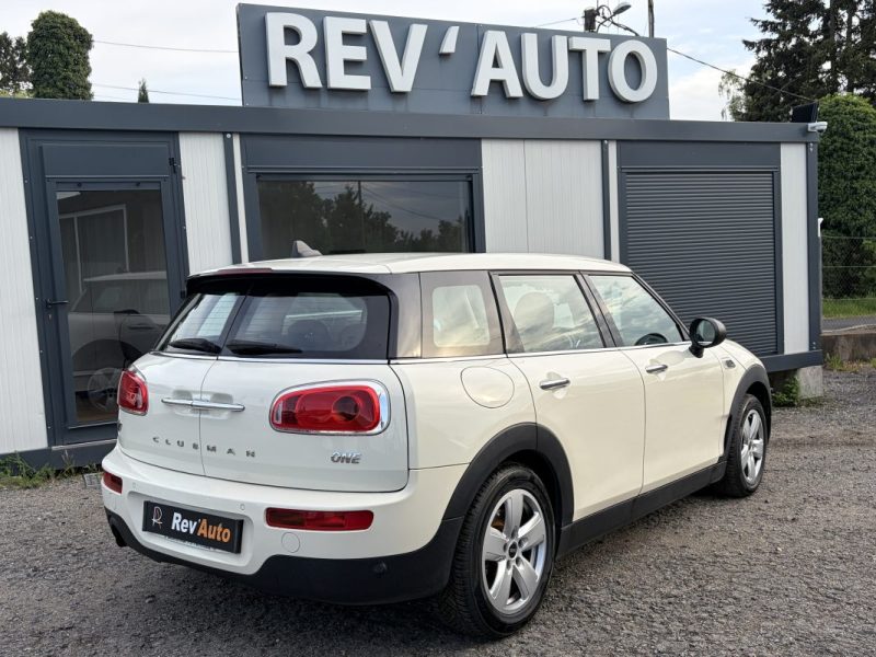 Mini Clubman One 102ch Salt / Ecran / Bluetooth / Radars recul / Clim auto 102.000 km 06/2016