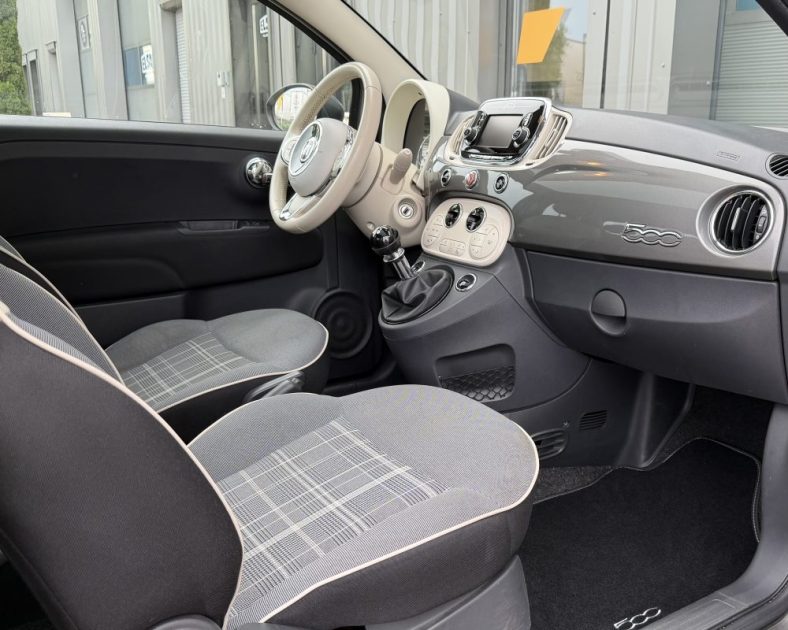 FIAT 500 1.2 69ch Lounge - État PARFAIT - TOIT PANORAMIQUE -  Entretien à Jour