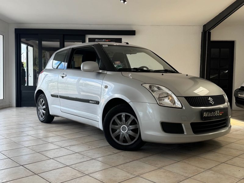 SUZUKI  SWIFT 1.3 92CV VVT - MOTEUR À CHAÎNE - GARANTIE 12MOIS OU 15.000KM - RÉVISÉE CT OK 2008