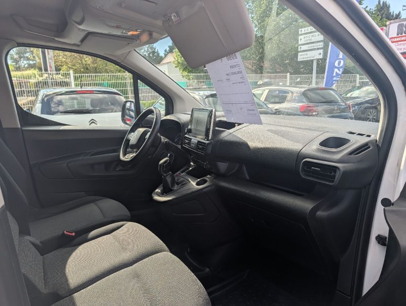 CITROEN BERLINGO 1.5 blue-HDI 100CH CONTROL CABINE APPROFONDIE XL 3PLACES 2 PORTES LATERALE APPLE CA