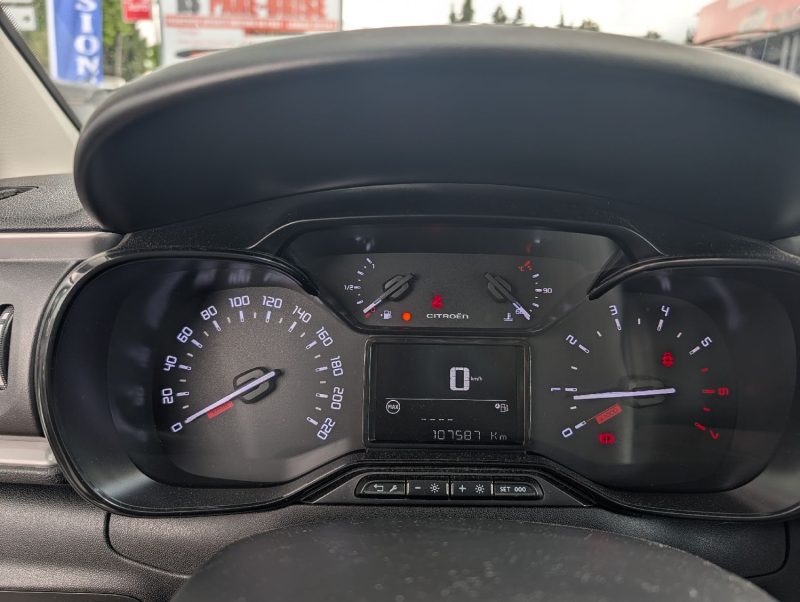 CITROEN C3 1.5 BLUEHDI 100CH S&S SOCIETE 2 PLACES REVERSIBLE  1ERE MAIN ENTRETIEN CITROEN T