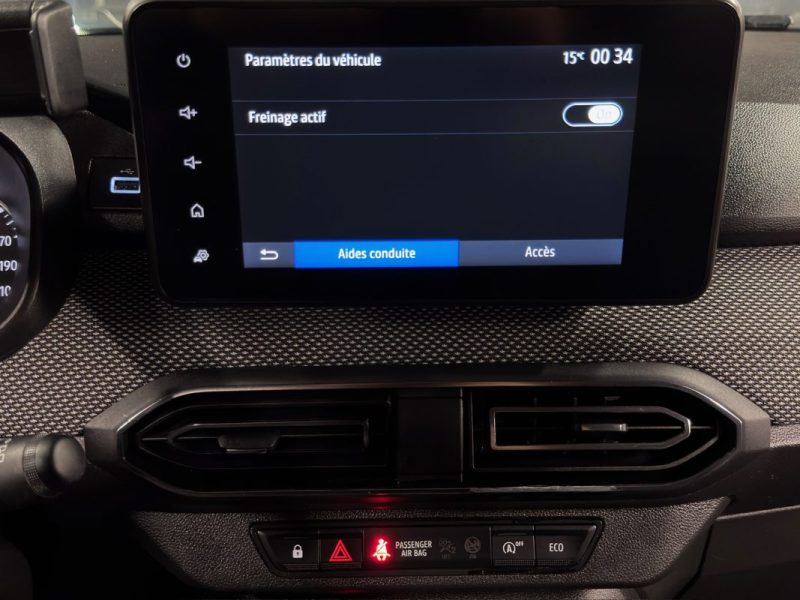 DACIA SANDERO III CONFORT 1.0 ECO-G 100 Cv ECRAN TACTILE CRIT AIR 1 - GARANTIE 1 AN