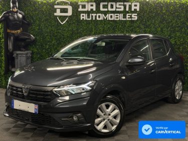 DACIA SANDERO III CONFORT 1.0 ECO-G 100 Cv ECRAN TACTILE CRIT AIR 1 - GARANTIE 1 AN