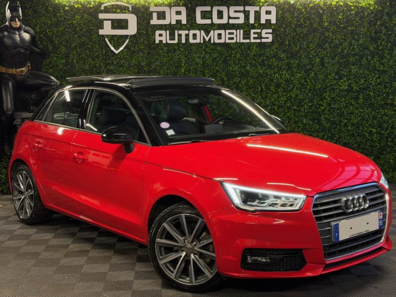 AUDI A1 PHASE 2 SPORTBACK AMBITION LUXE 1.4 TFSI 125 Cv TOIT OUVRANT BOITE AUTO CUIR - GARANTIE 1 AN