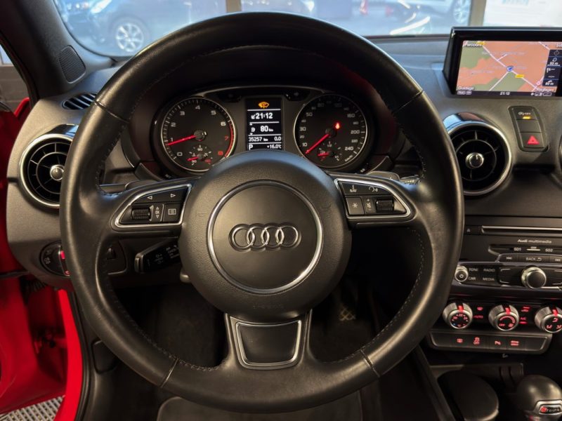AUDI A1 PHASE 2 SPORTBACK AMBITION LUXE 1.4 TFSI 125 Cv TOIT OUVRANT BOITE AUTO CUIR - GARANTIE 1 AN