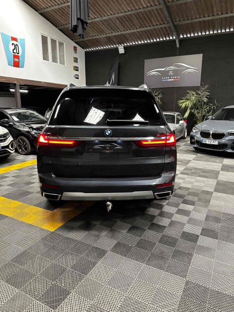 BMW X7 7 PLACES 3.0d 265CH EXCLUSIVE XDRIVE (ATTELAGE, TOIT OUVRANT,SONO HARMAN KARDON, CAMÉRA 360°)