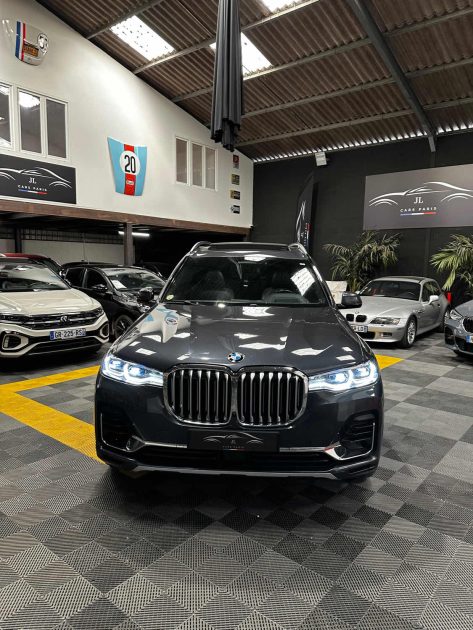 BMW X7 7 PLACES 3.0d 265CH EXCLUSIVE XDRIVE (ATTELAGE, TOIT OUVRANT,SONO HARMAN KARDON, CAMÉRA 360°)