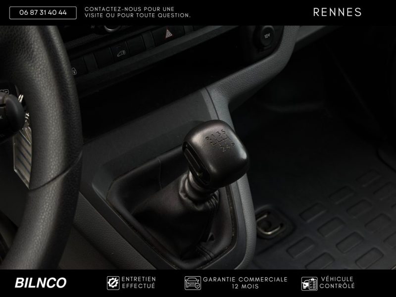 Peugeot Expert 2.0 BlueHDI 145ch L2H1 / TVA récupérable / Régulateur / Radars de recul / CarPlay