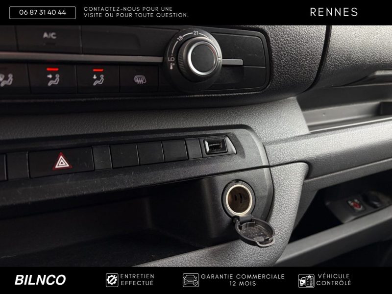 Peugeot Expert 2.0 BlueHDI 145ch L2H1 / TVA récupérable / Régulateur / Radars de recul / CarPlay