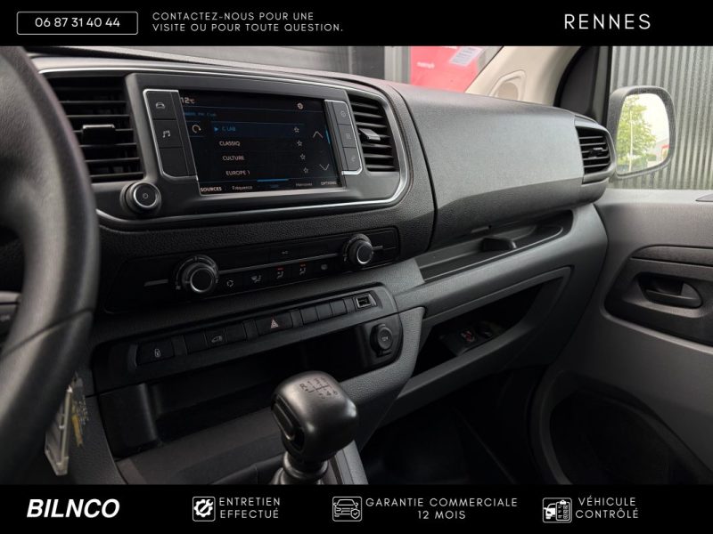 Peugeot Expert 2.0 BlueHDI 145ch L2H1 / TVA récupérable / Régulateur / Radars de recul / CarPlay