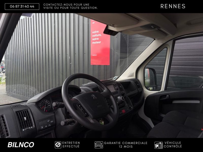 PEUGEOT BOXER 2.2 BLUEHDI 120CH / 1ère main / TVA récupérable / Caméra de recul / Régulateur / L2H2