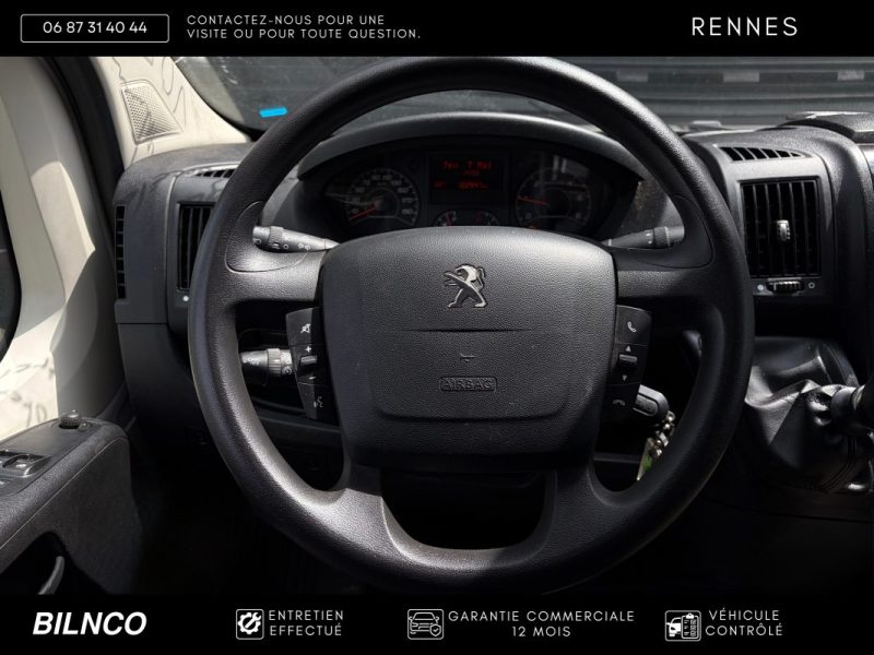 PEUGEOT BOXER 2.2 BLUEHDI 120CH / 1ère main / TVA récupérable / Caméra de recul / Régulateur / L2H2