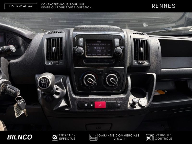 PEUGEOT BOXER 2.2 BLUEHDI 120CH / 1ère main / TVA récupérable / Caméra de recul / Régulateur / L2H2