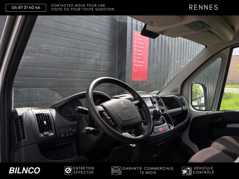 PEUGEOT BOXER 2.2 BLUEHDI 120CH / 1ère main / TVA récupérable / Caméra de recul / Régulateur / L2H2