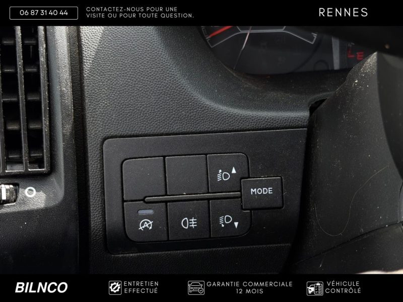 PEUGEOT BOXER 2.2 BLUEHDI 120CH / 1ère main / TVA récupérable / Caméra de recul / Régulateur / L2H2