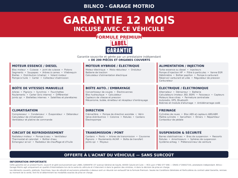 PEUGEOT BOXER 2.2 BLUEHDI 120CH / 1ère main / TVA récupérable / Caméra de recul / Régulateur / L2H2