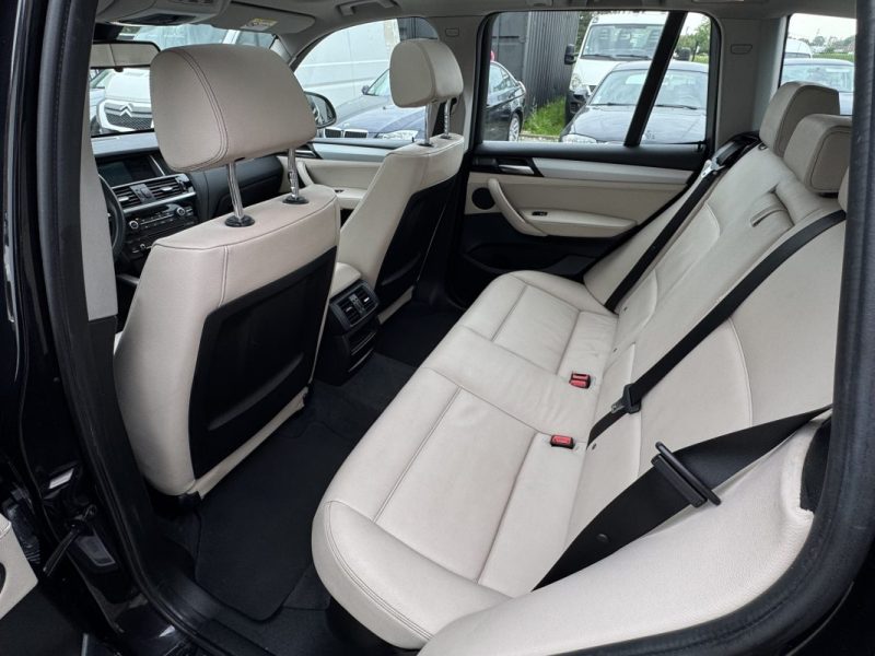 BMW X3 2.0 D SDRIVE18D PACK X LINE FULL OPTIONS GPS/CLIM/CUIR/TOIT 1er MAIN 