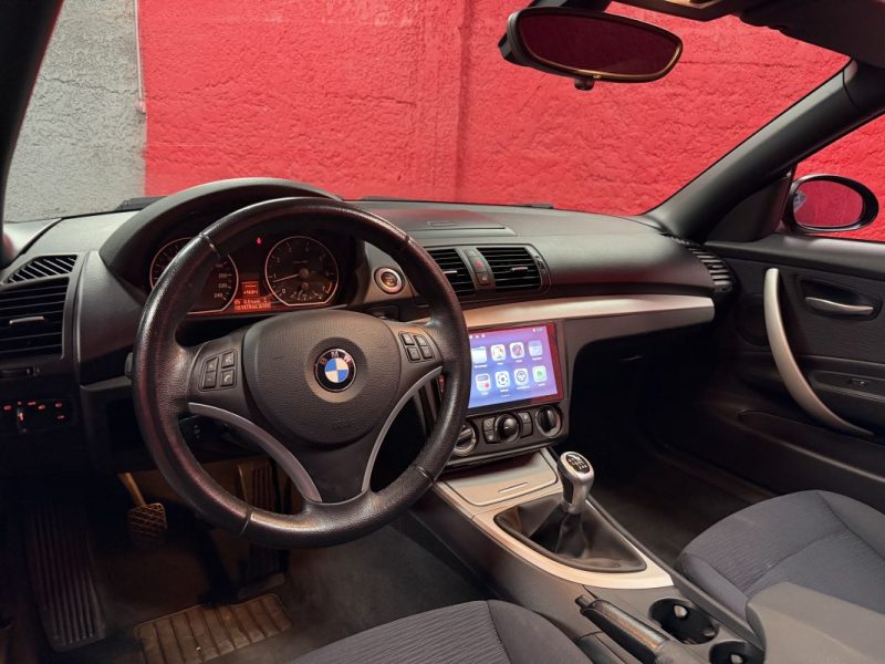 🟢 CarPlay Bmw serie 1 Cabriolet 118 i 143 cv Ecran Garantie Gps Bluetooth Netflix Waze 
