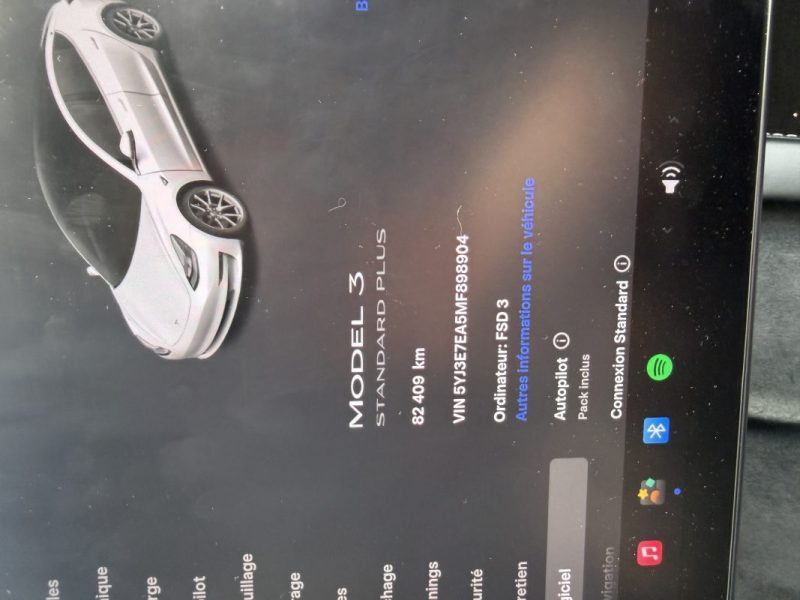 TESLA MODEL 3 STANDARD RWD PLUS MY21 2021