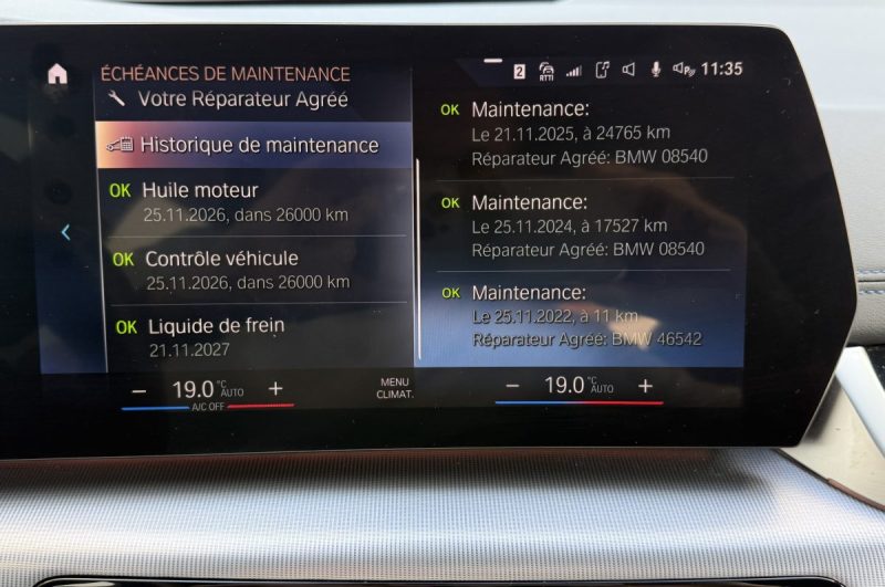 B.M.W. SERIE 2 225E 245CH XDRIVE M SPORT DKG7 / 1 ere main ORIGINE FRANCE GARANTIE 12 MOIS 