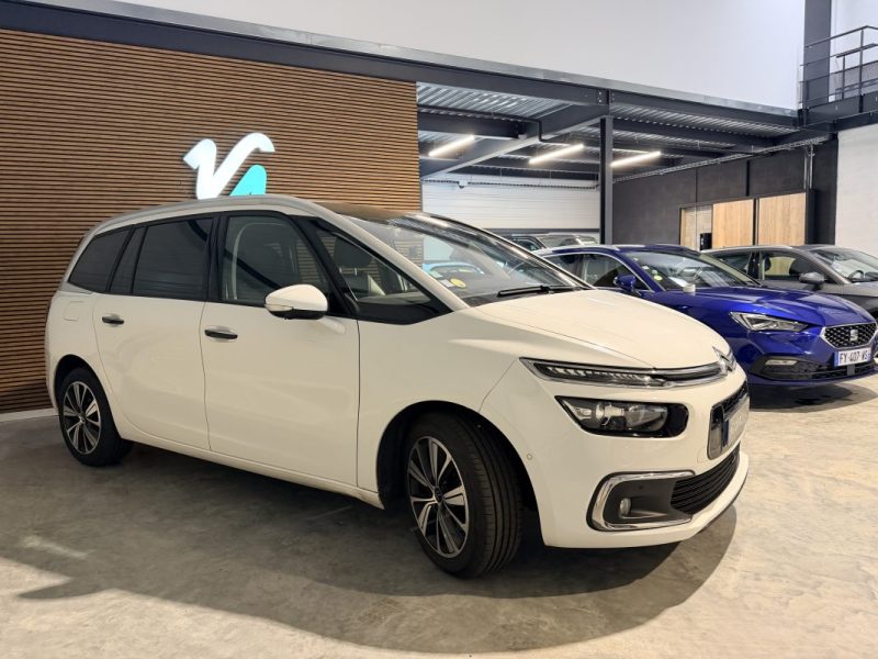 CITROEN C4 GRAND PICASSO - 2L BLUEHDI - 150 - SHINE - 2017 - Siège Chauffant - 7 places - Caméra 360