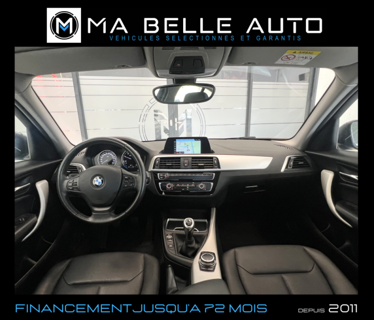BMW Série 1 F20 116d Business 5 P. / carnet / GPS CUIR BT PDC / 212 euros mensuel