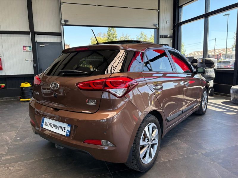 🚗 HYUNDAI i20 1.4 101ch ⚙️INTUITIVE PLUS ☀️Toit ouvrant 🪑Sièges cuir chauffants♨️📷Caméra🧭GPS