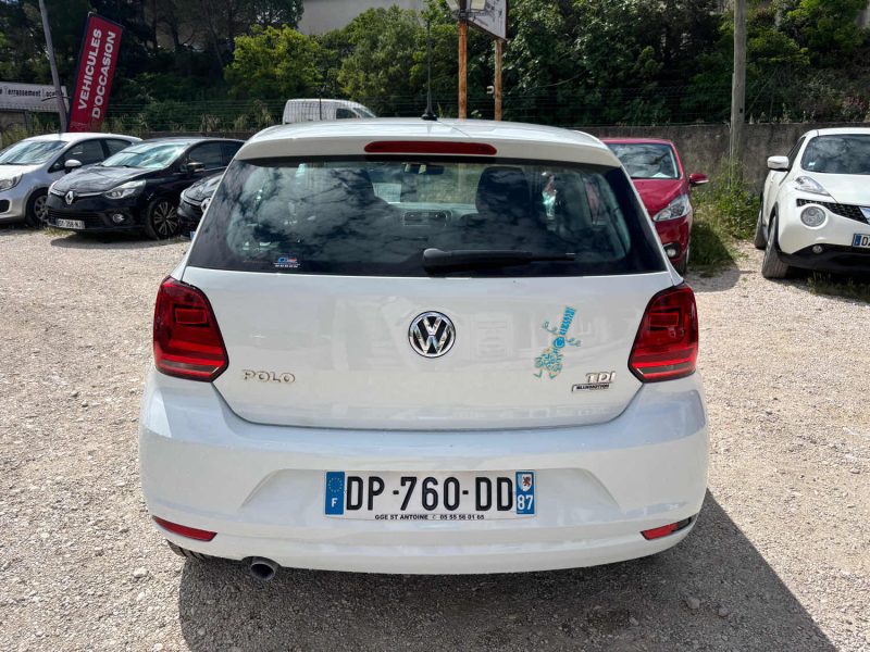 VOLKSWAGEN POLO 1.4 TDI 90CH BLUEMOTION TECHNOLOGY CONFORTLINE BUSINESS 5P 2015