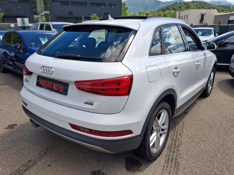 AUDI Q3 2.0 TDI 184 CV QUATTRO STRONIC TOIT OUVRANT PANORAMIQUE GPS  2016