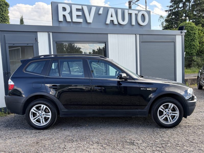 BMW X3 E83 3.0d 204ch 4X4 Luxe Sieges cuir / régulateur / Clim auto 80.000 km 12/2004 2ème main