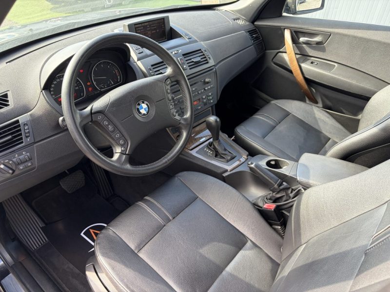 BMW X3 E83 3.0d 204ch 4X4 Luxe Sieges cuir / régulateur / Clim auto 80.000 km 12/2004 2ème main
