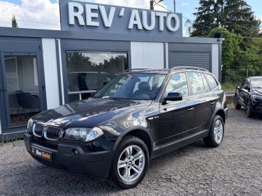 BMW X3 E83 3.0d 204ch 4X4 Luxe Sieges cuir / régulateur / Clim auto 80.000 km 12/2004 2ème main
