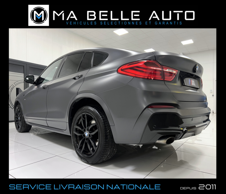 BMW X4 XDRIVE20D M SPORT BVA8 / carnet / TOE KEYLESS GPS CAMERA / 391 euros mensuel