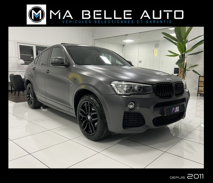 BMW X4 XDRIVE20D M SPORT BVA8 / carnet / TOE KEYLESS GPS CAMERA / 391 euros mensuel