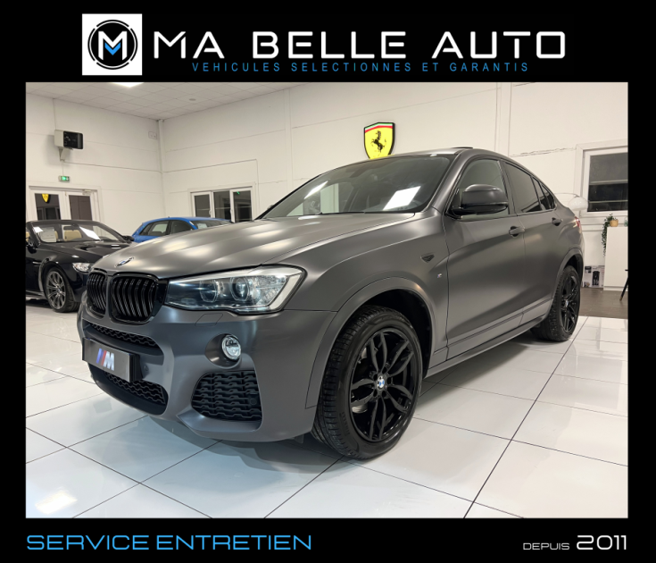BMW X4 XDRIVE20D M SPORT BVA8 / carnet / TOE KEYLESS GPS CAMERA / 391 euros mensuel