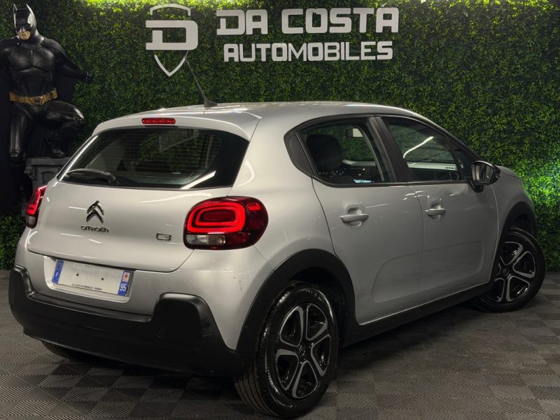 CITROEN C3 III FEEL 1.2 82 Cv APPLE CARPLAY & ANDROID / ECRAN TACTILE CRIT AIR 1 - GARANTIE 1 AN